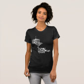 菜食主義のビーガンの動物の解放のTシャツ Tシャツ (正面フル)