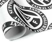 菜食主義のビーガンサポート動物解放戦線 ラッピングペーパー (ロールコーナー)