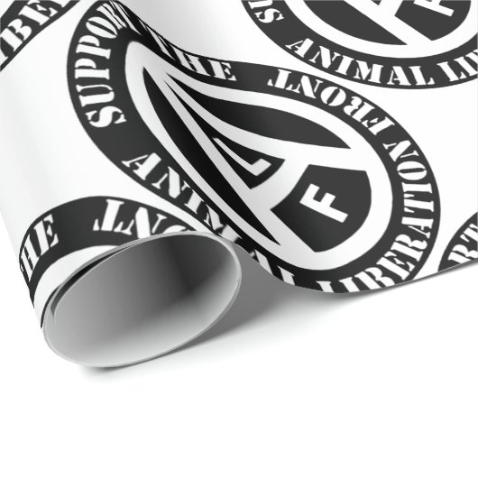 菜食主義のビーガンサポート動物解放戦線 ラッピングペーパー (ロールコーナー)