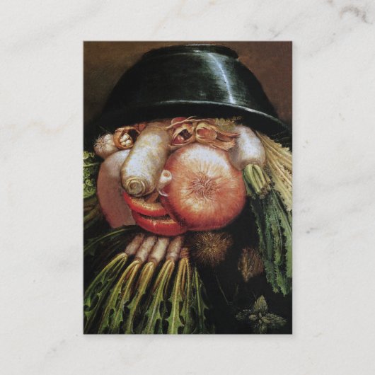 菜食主義のレストラン、オーガニックな農場、健康食品 名刺 (正面)