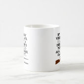 菜食主義の好意のおもしろいな狩りのマグ コーヒーマグカップ (中央)