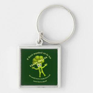 菜食主義の引用文Keychain キーホルダー