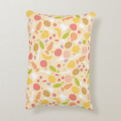 菜食主義の料理パターン背景 アクセントクッション (裏面(縦))