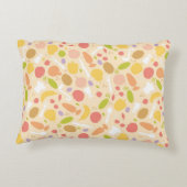 菜食主義の料理パターン背景 アクセントクッション (裏面)