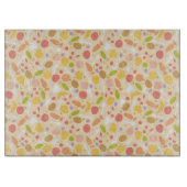 菜食主義の料理パターン背景 カッティングボード (正面)