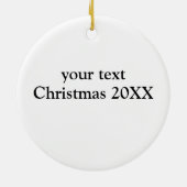 菜食主義の野菜の野菜の恋人 セラミックオーナメント (裏面)