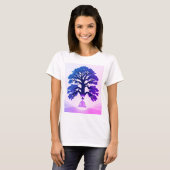 菩提樹の下 – 瞑想的な悟りSp Tシャツ (正面フル)