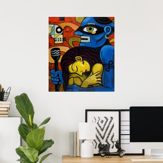 菩薩 ポスター (ホームオフィス)