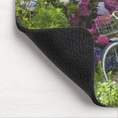 華々しい春開花、お洒落アンティーク マウスパッド (コーナー)