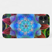 華やかで素朴な青みがかったバーチャルの花 Case-Mate iPhoneケース (裏面(横))