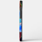 華やかで素朴な青みがかったバーチャルの花 Case-Mate iPhoneケース (裏面 / 左)