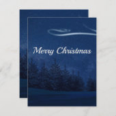 華やかで美しいクリスマス シーズンカード (正面/裏面)