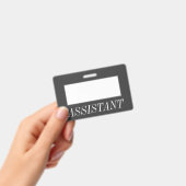 華やかで豪華な「ASSISTANT」バッジ バッジ (Handheld)