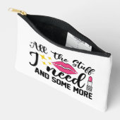 華やかなきらめく唇アクセサリー アクセサリーポーチ (見開き)