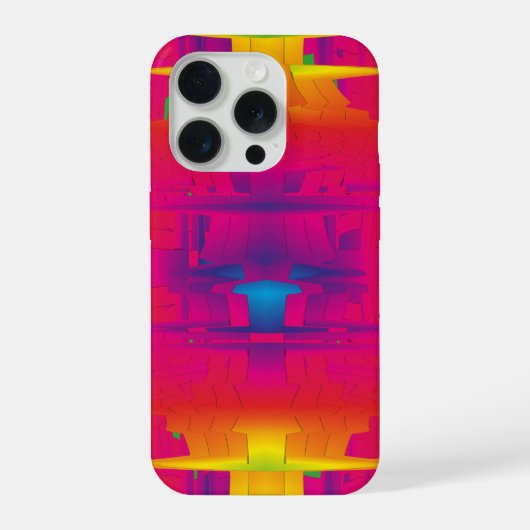 華やかなインド柄  iPhoneケース (裏面)