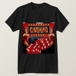 華やかなカジノナイトTシャツ Tシャツ