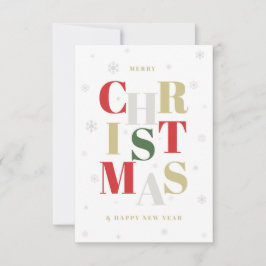 華やかなクリスマスグリーティングカード。 カード