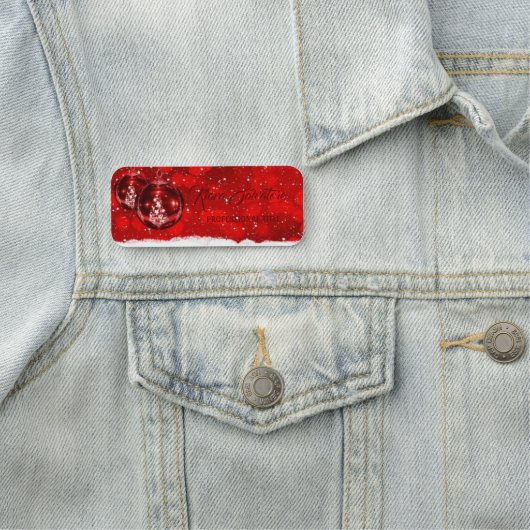 華やかなクリスマス 名札 (インサイチュ)