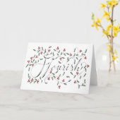 華やかなグリーティングカード カード (黄色い花)