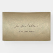 華やかなシックなフェイクモダン金ゴールドテクスチャ 横断幕 (横)