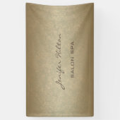 華やかなシックなフェイクモダン金ゴールドテクスチャ 横断幕 (縦)