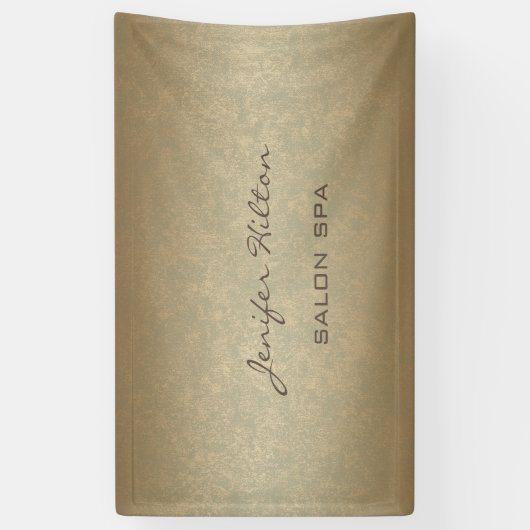 華やかなシックなフェイクモダン金ゴールドテクスチャ 横断幕 (縦)