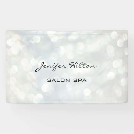 華やかなシックモダン《写真》ぼけ味 横断幕 (横)