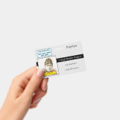 華やかなスタッフIDバッジ バッジ (Handheld)