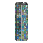 華やかなセラミックタイル名前をカスタムする タンブラー (裏面)