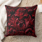 華やかなテクスチャー赤ベルベットラグジュアリーグリッター クッション (ブランケット)