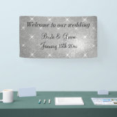 華やかなトップウェディングパーティー歓迎バナーの看板 横断幕 (トレードショー)