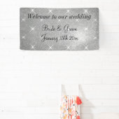 華やかなトップウェディングパーティー歓迎バナーの看板 横断幕 (インサイチュ)