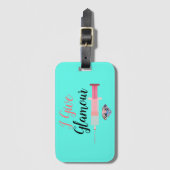 華やかなナースショットおもしろい医療 ラゲッジタグ (正面縦)