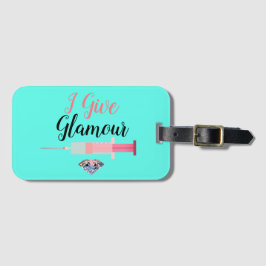 華やかなナースショットおもしろい医療 ラゲッジタグ