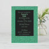 華やかなパーソナライズされたバースデーパーティ招待状 招待状 (スタンド正面)