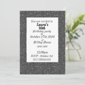 華やかなパーソナライズされたバースデーパーティ招待状 招待状 (スタンド正面)