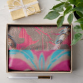 華やかなピンク王室のスパイダーのアートワーク 薄葉紙 (ギフト)