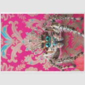 華やかなピンク王室のスパイダーのアートワーク 薄葉紙 (正面)