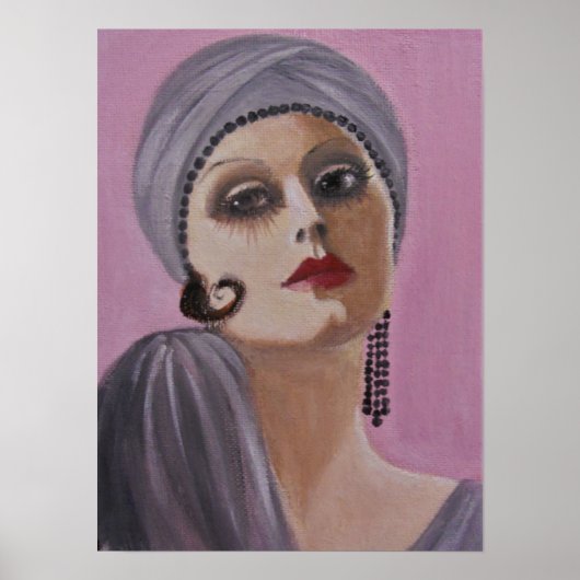 華やかなフラッパー・ギャル ポスター (正面)