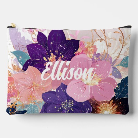 華やかなフローラ交響曲 アクセサリーポーチ (正面)
