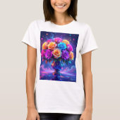 華やかなブーケ Tシャツ (正面)