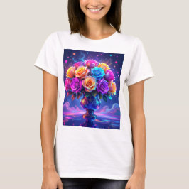 華やかなブーケ Tシャツ