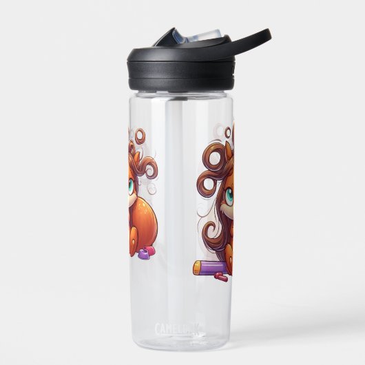 華やかなリスの髪の日 ウォーターボトル (左面)