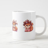 華やかなリスの髪の日 ジャンボコーヒーマグカップ (右)