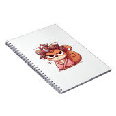 華やかなリスの髪の日 ノートブック (右側)