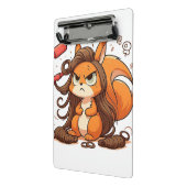 華やかなリスの髪の日 ミニクリップボード (アングル2)