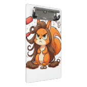 華やかなリスの髪の日 ミニクリップボード (アングル)