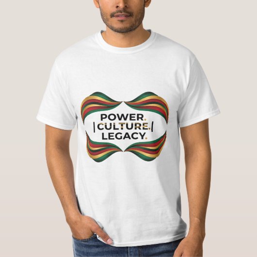 華やかなリボンの紋章 Tシャツ (正面)