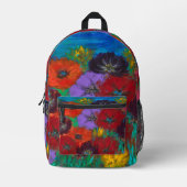 華やかなリュックサック プリントバックパック (正面)