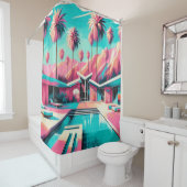 「華やかな中世紀のプモダンール」 シャワーカーテン (インサイチュ)